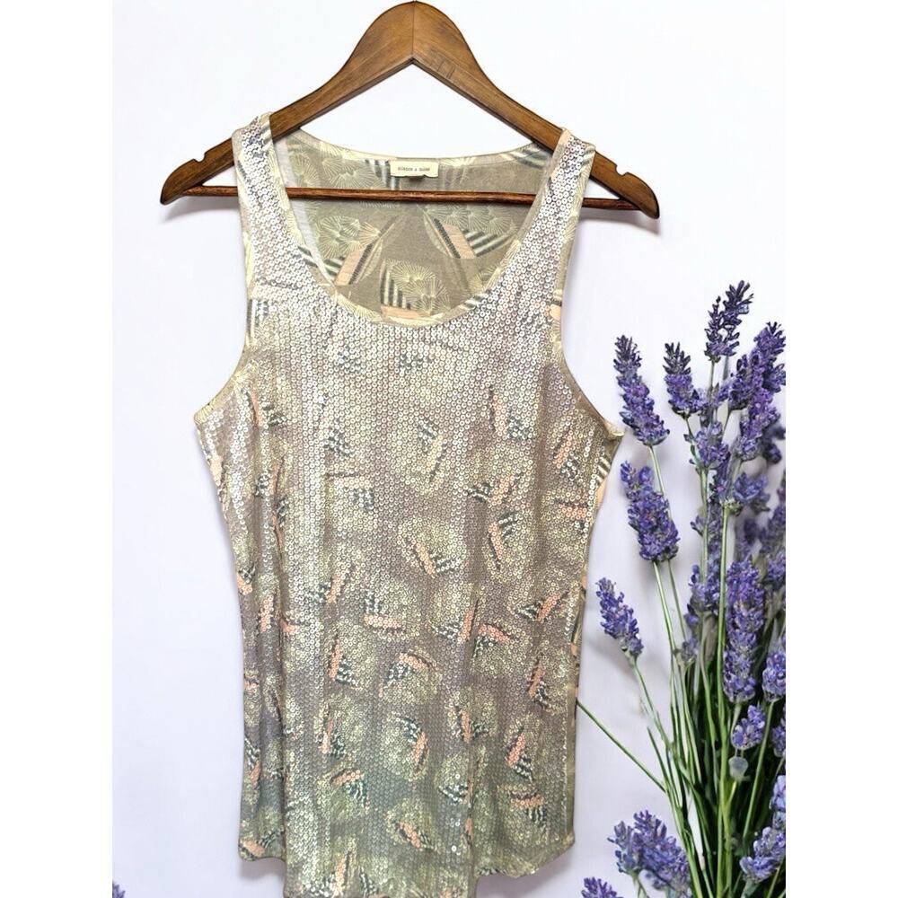 Silence + Noise‎ Sequin Tank Top – Size M – Made in USA